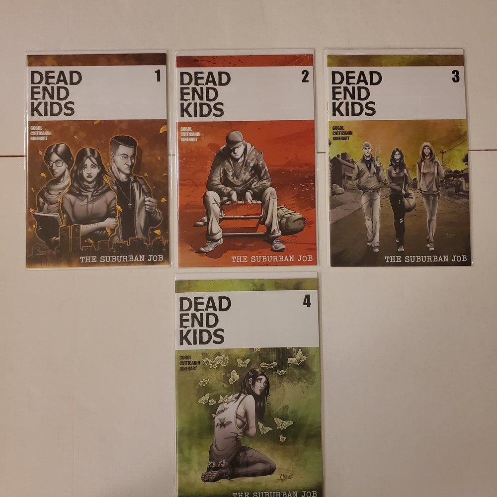 Dead End Kids The Suburban Job #1-4 Comic Book Lot Bagged And Boarded NM